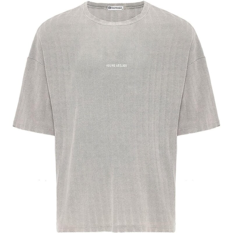 Dandalo Tričko kamenná / čierna / biela 65905405