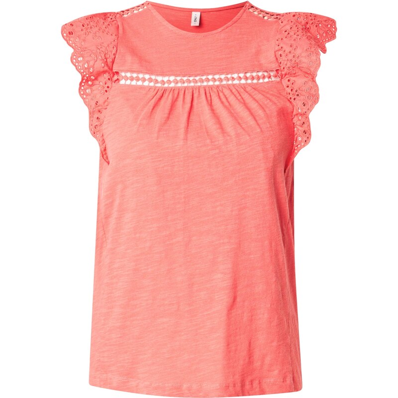 ONLY Tričko ONLLEA koralová 63780569