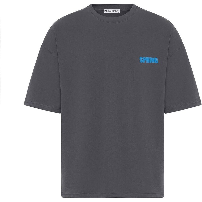 Dandalo Tričko nebesky modrá / tmavosivá / biela 65678156