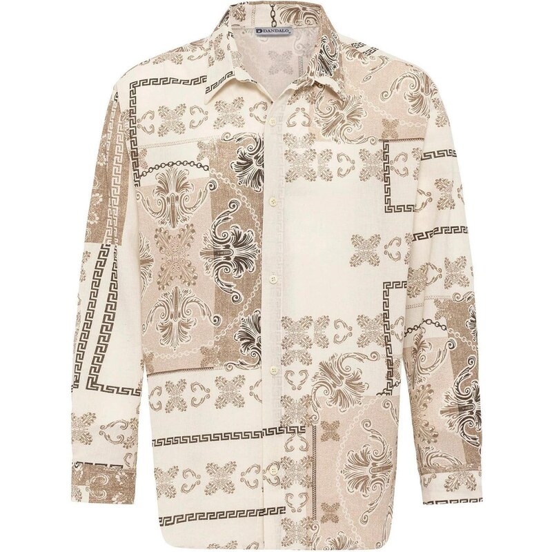 Dandalo Košeľa nebielená / brokátová / svetlohnedá / tmavohnedá 65653221