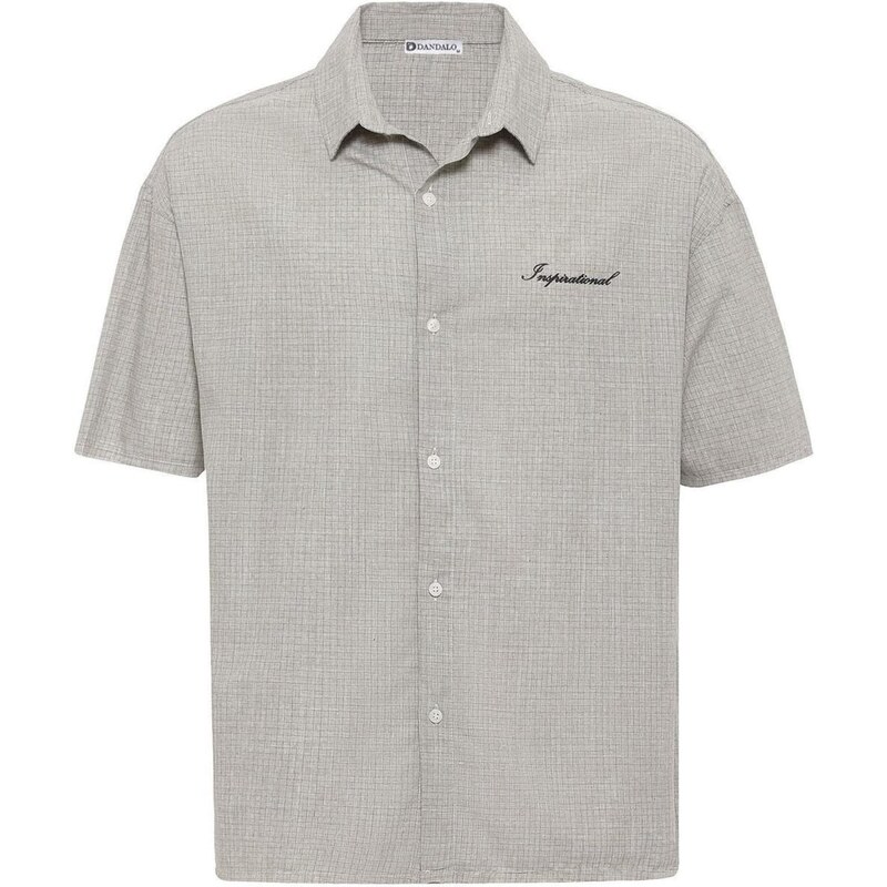 Dandalo Košeľa kaki / čierna / šedobiela 65653283