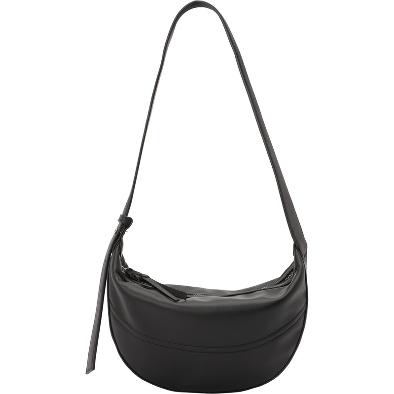 PIECES Kabelka na rameno PCTESSA čierna 63780620