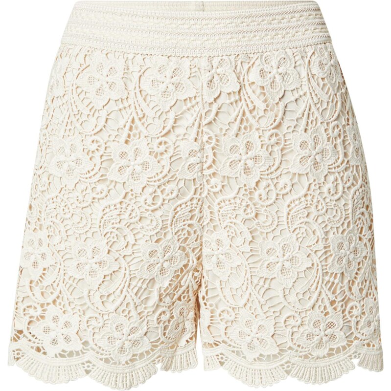 ONLY Nohavice ONLPERI biela ako vlna 64087526