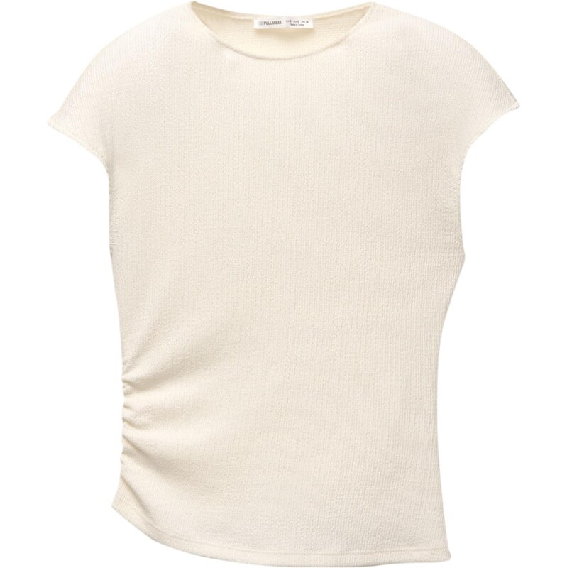 Pull&Bear Tričko svetlobéžová 64390056