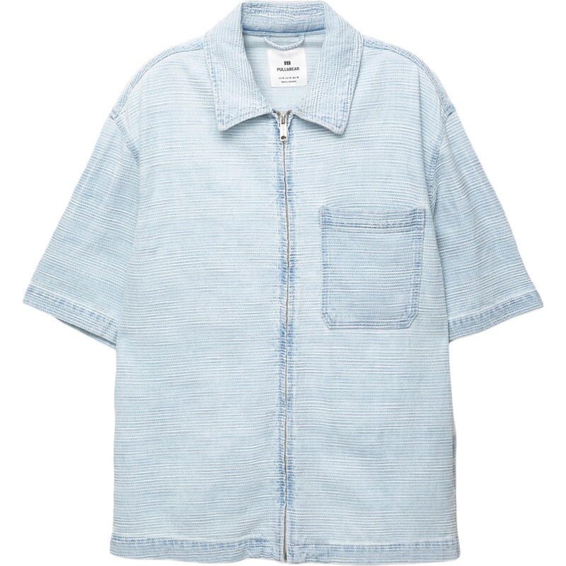 Pull&Bear Košeľa svetlomodrá 65879703