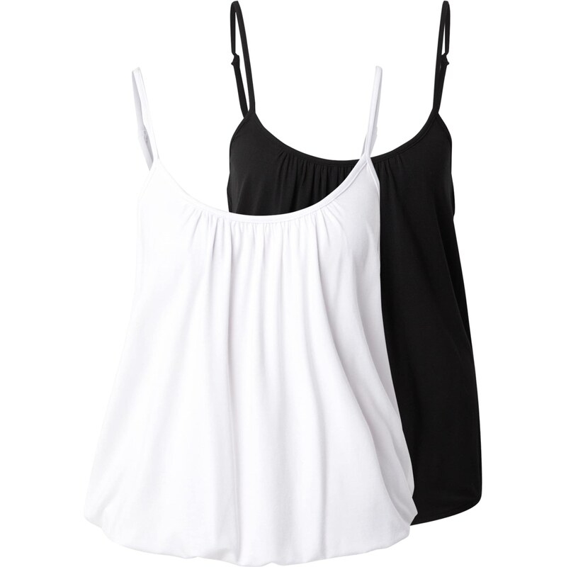 ABOUT YOU Top Lydia čierna / biela 66008119