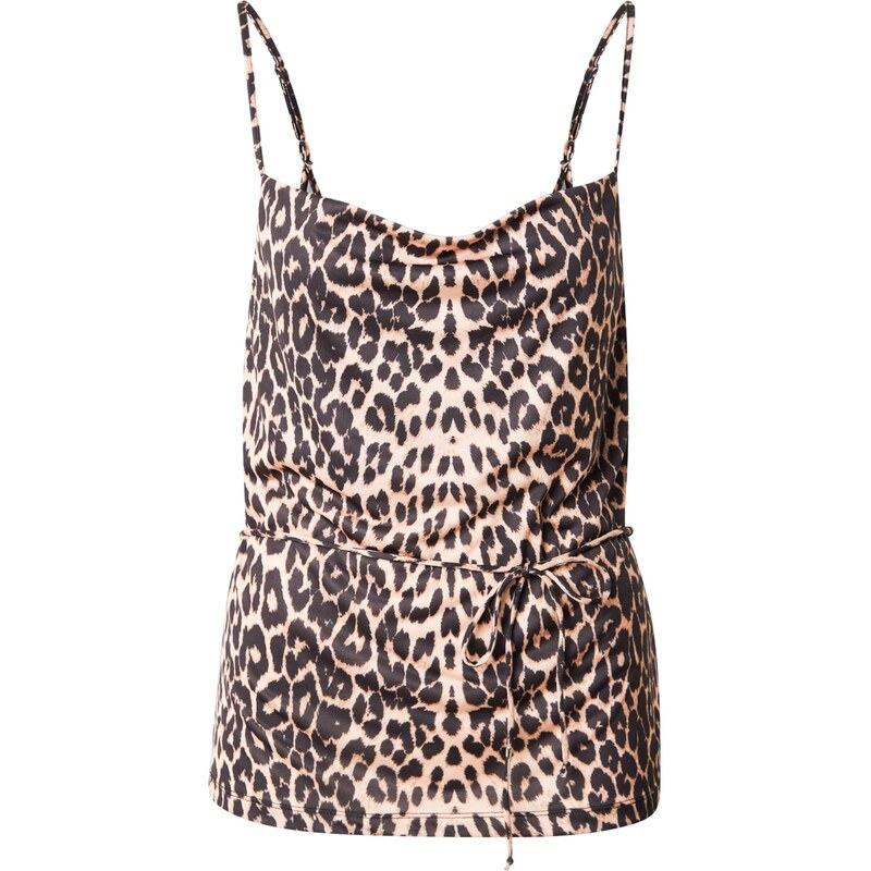 ABOUT YOU Top Denise béžová / hnedá / čierna 66008121