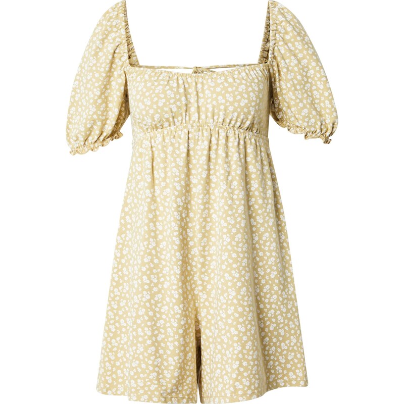 Miss Selfridge Overal pastelovo žltá / biela 66008122