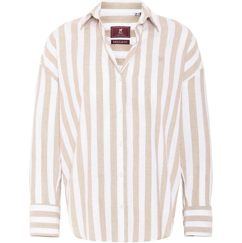 Williot Blúzka farba ťavej srsti / biela 65653266