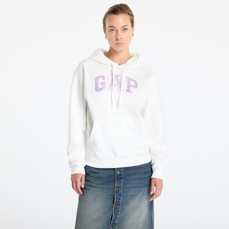 Mikina GAP Logo Hoodie White L 63787968