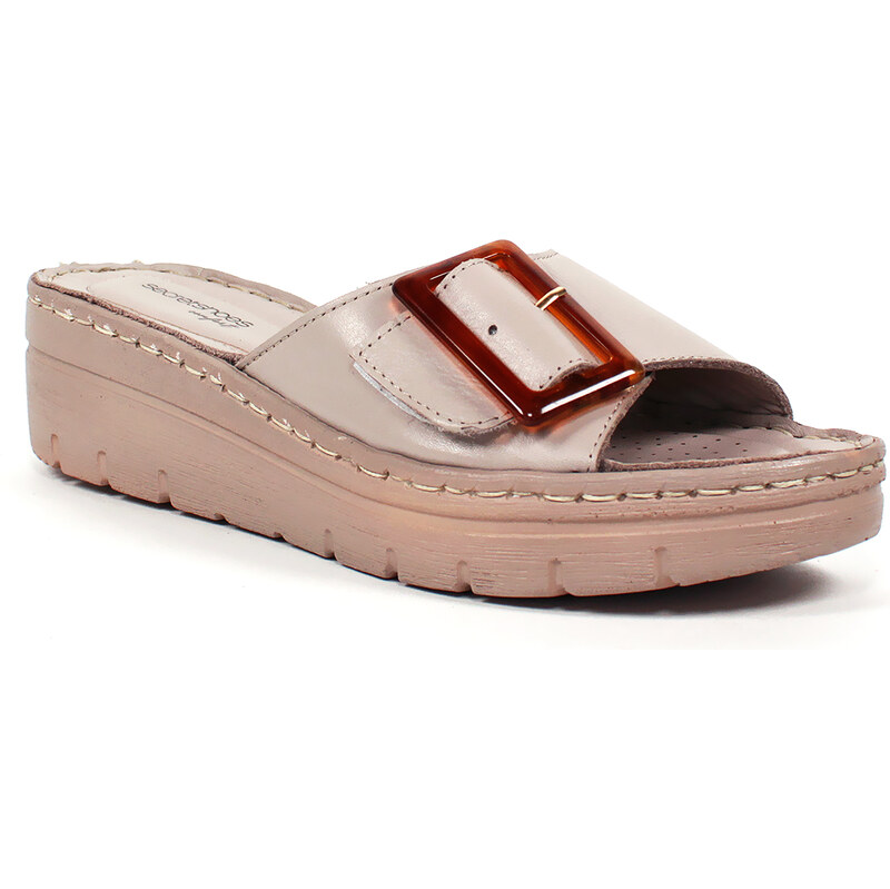 Secretshoes Dámske kožené šľapky 63786417