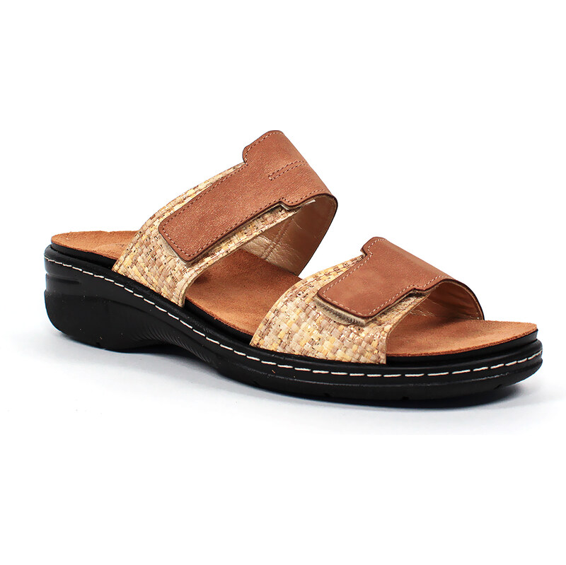 Secretshoes Pohodlné kožené šľapky 63786420