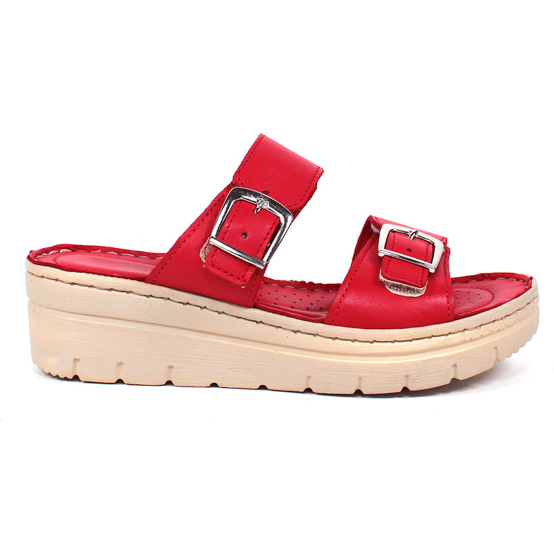 Secretshoes Dámske kožené šľapky 63786425