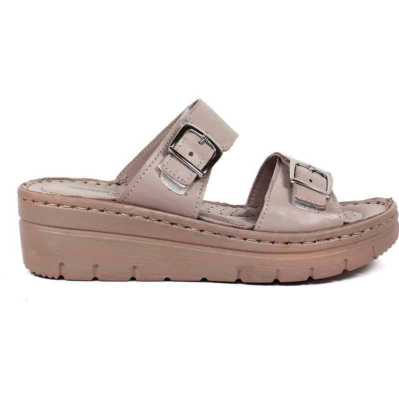 Secretshoes Dámske kožené šľapky 63786426