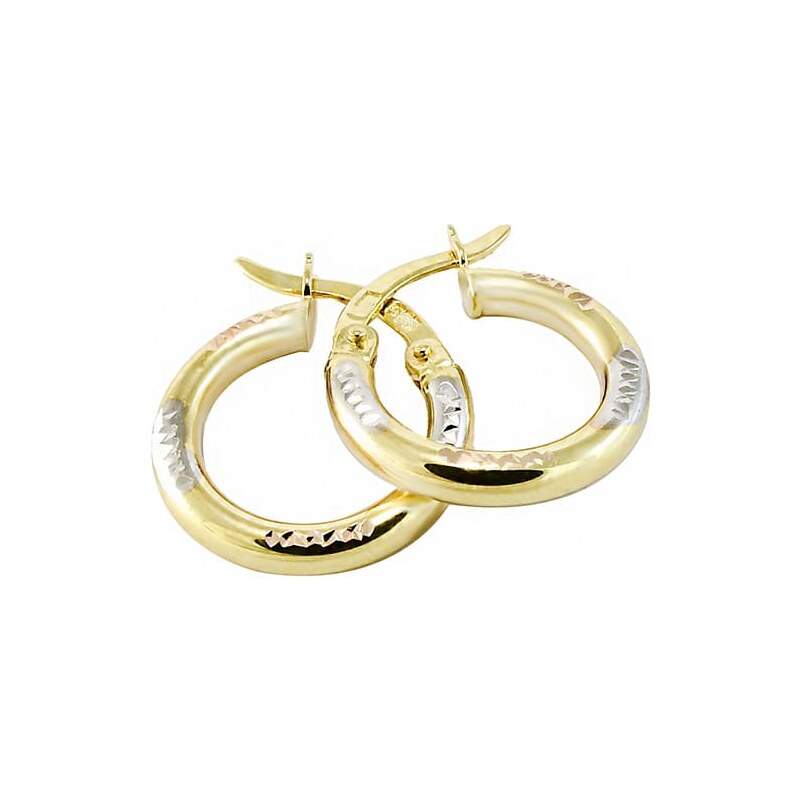 Zlaté náušnice Glare 337 63786478