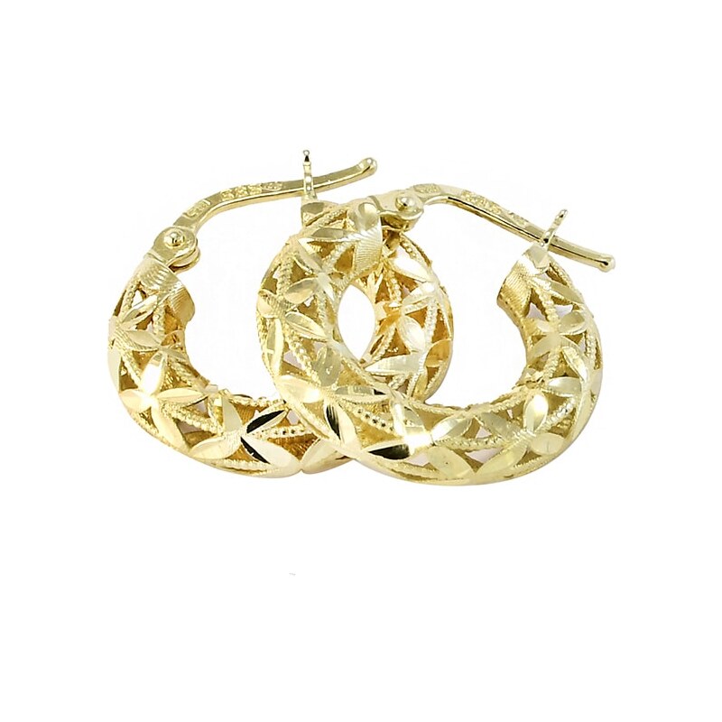 Zlaté náušnice Glare 997 67142918