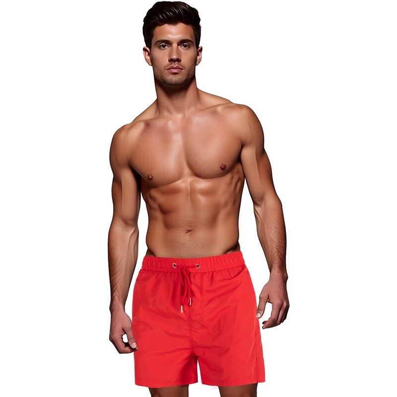 Dstreet Módne červené pánske plavky 63788212