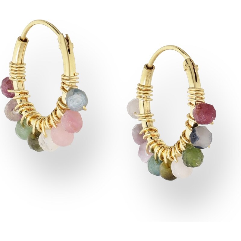 Strieborné náušnice Miraluna 63788152