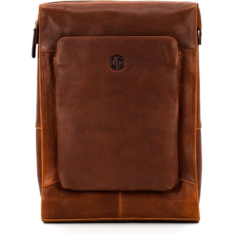 Lindenmann Kožený batoh UNISEX Axel konak 63788180