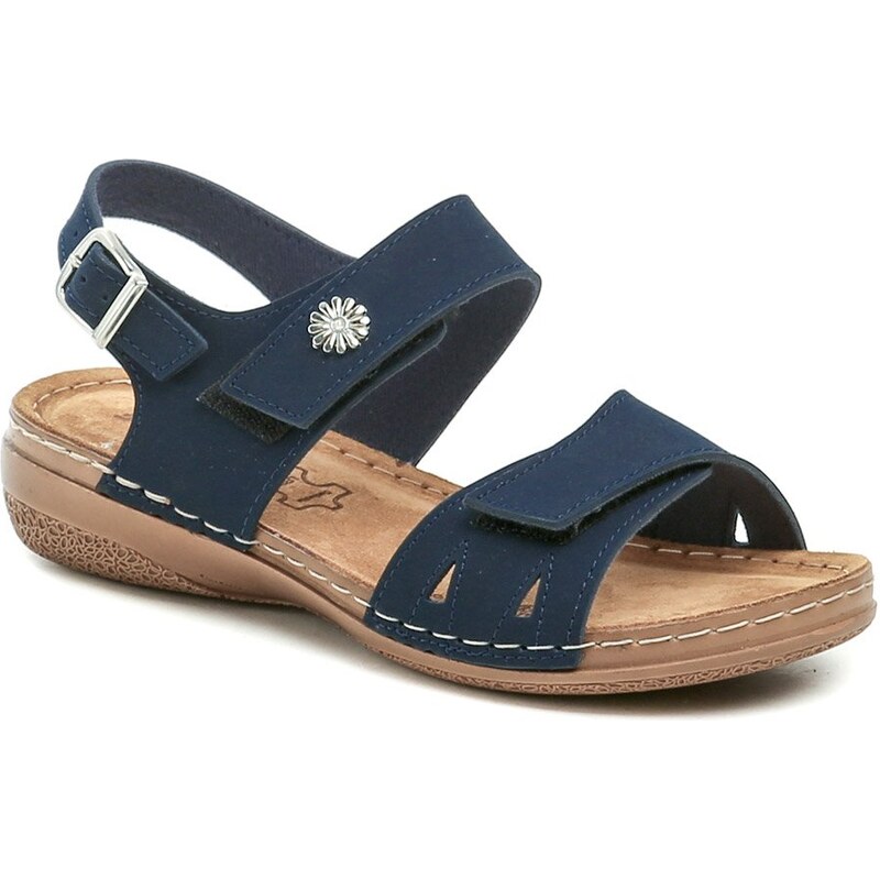 Scandi 250-2024-D1 navy dámske sandále 63789945