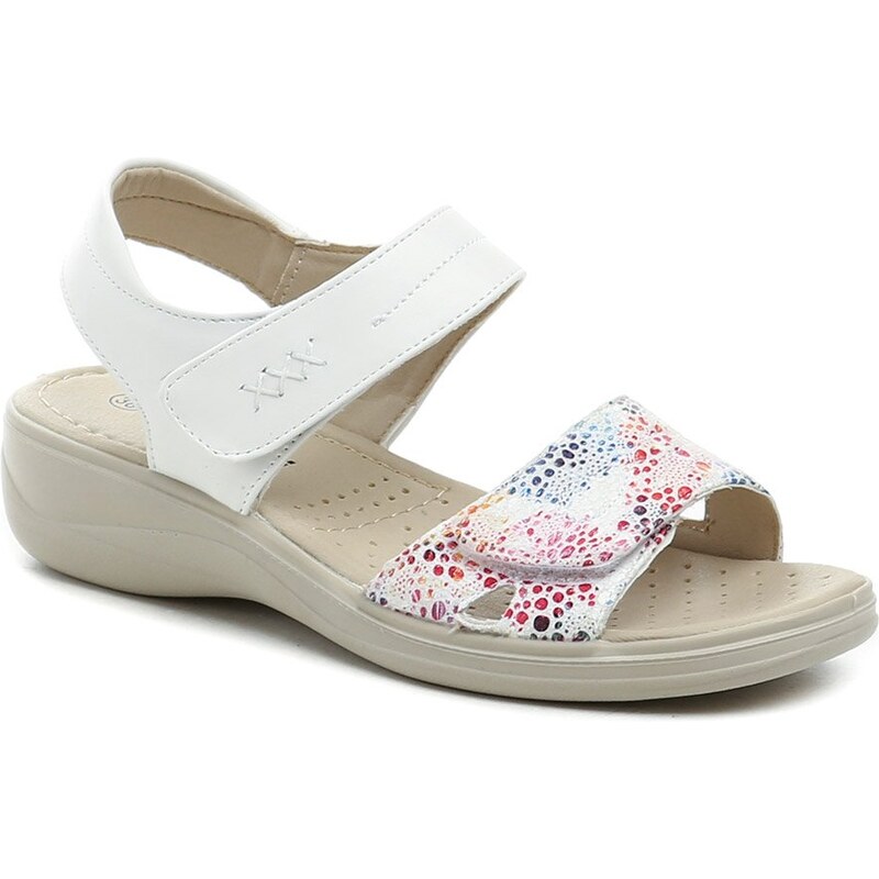 Scandi 251-2176-X1 biele dámske sandále 63789946