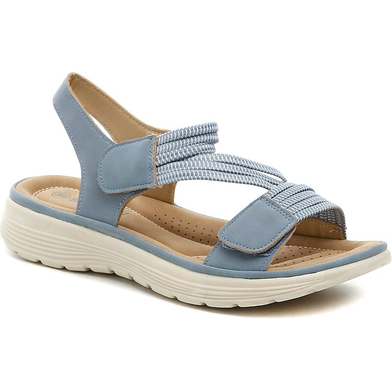 Scandi 251-2214-D1 modré dámske sandále 63789947