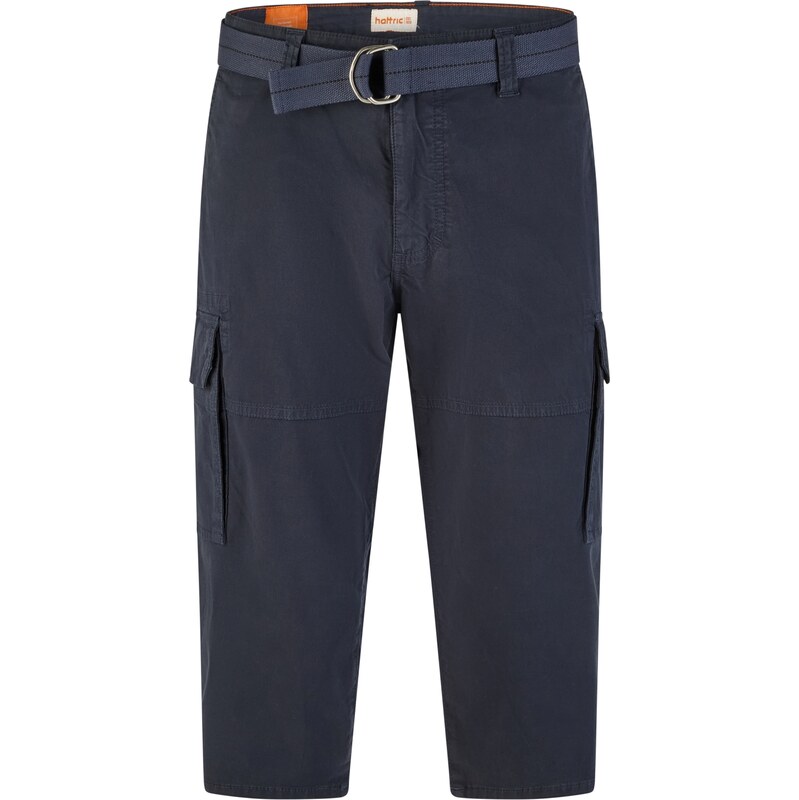 Pánske modré cargo bermudy s opaskom HATTRIC 63790034