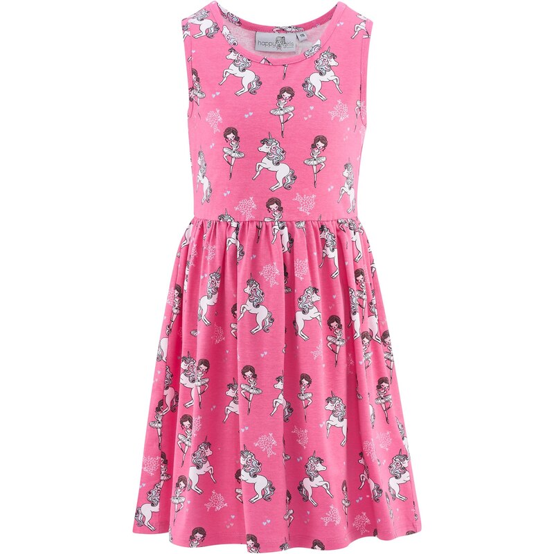 happy girls Šaty modrosivá / ružová / čierna / biela 63791535