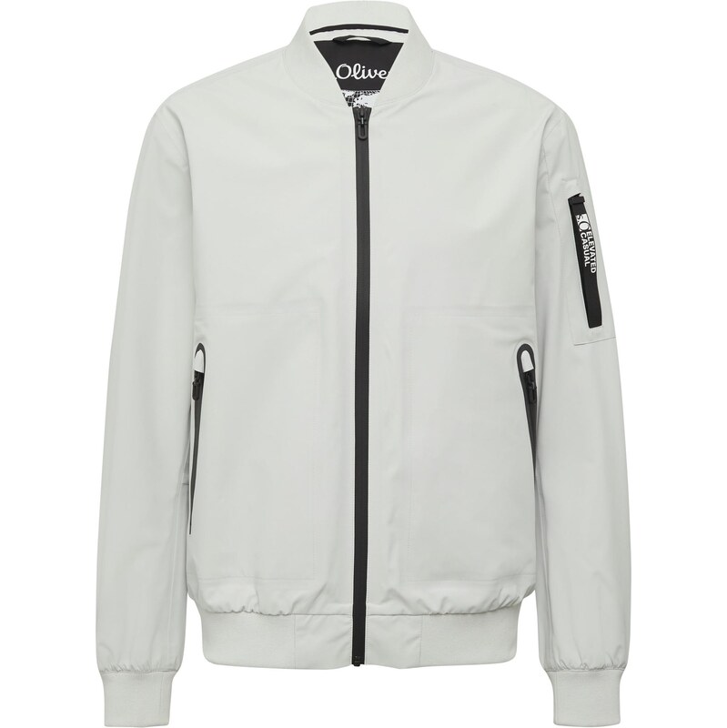 s.Oliver Prechodná bunda čierna / biela 63791546