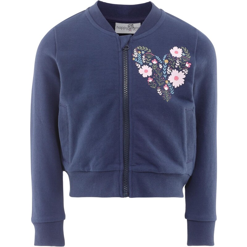 happy girls Tepláková bunda námornícka modrá / zelená / pastelovo 63791931