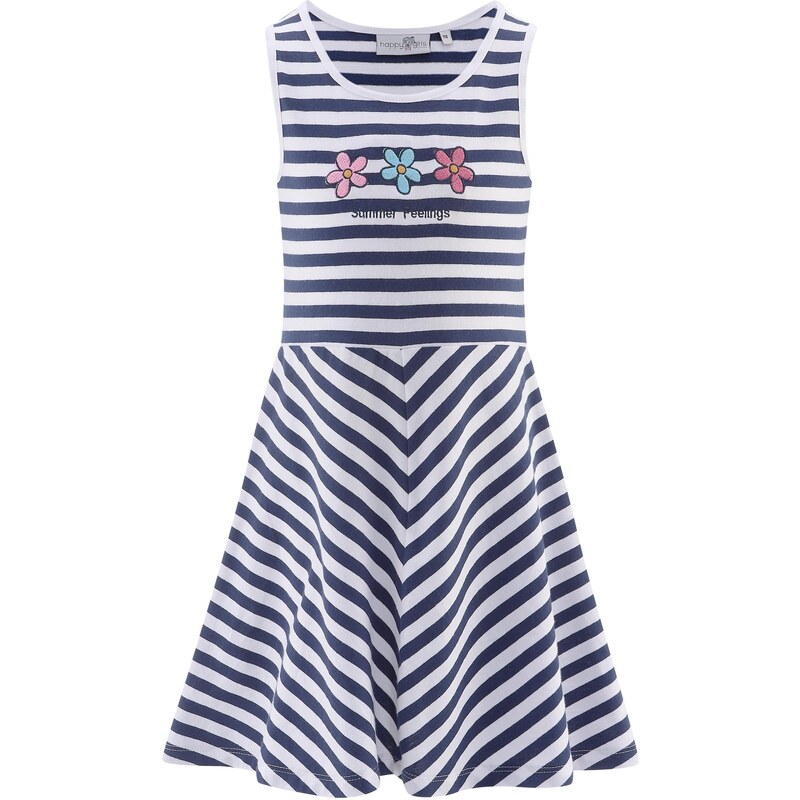 happy girls Šaty námornícka modrá / biela 63791936