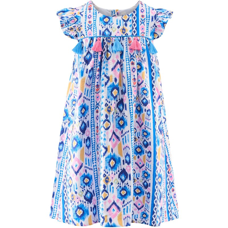 happy girls Šaty kráľovská modrá / svetložltá / tmavošedá 63791942