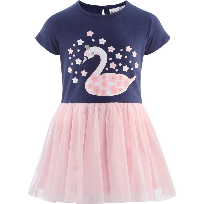 happy girls Šaty námornícka modrá / svetloružová / strieborná / biela 63791943