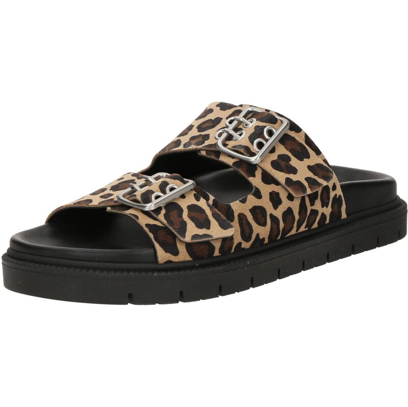 Copenhagen Studios Šľapky hnedá / kapučíno / čierna 64174134