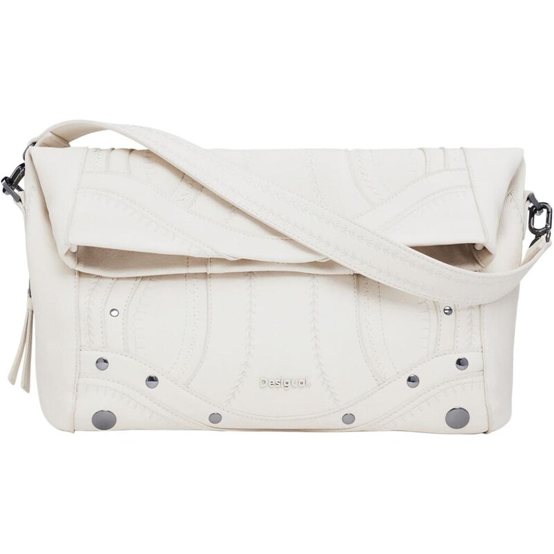 Desigual Kabelka strieborná / biela 63818063