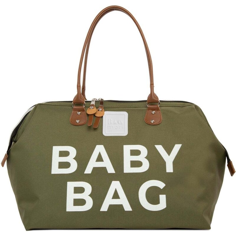 Bagmori Prebaľovacia taška kaki / biela 65879764