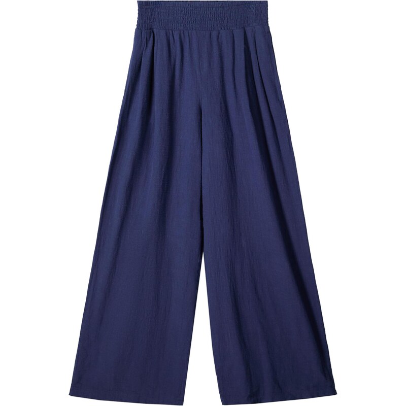 Bershka Nohavice námornícka modrá 64472492