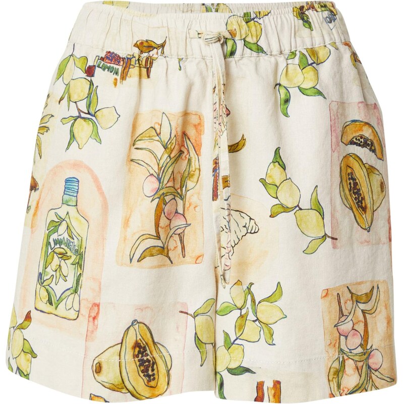 TOPSHOP Nohavice nebielená / limetková / zelená / pastelovo oranžová 66008130