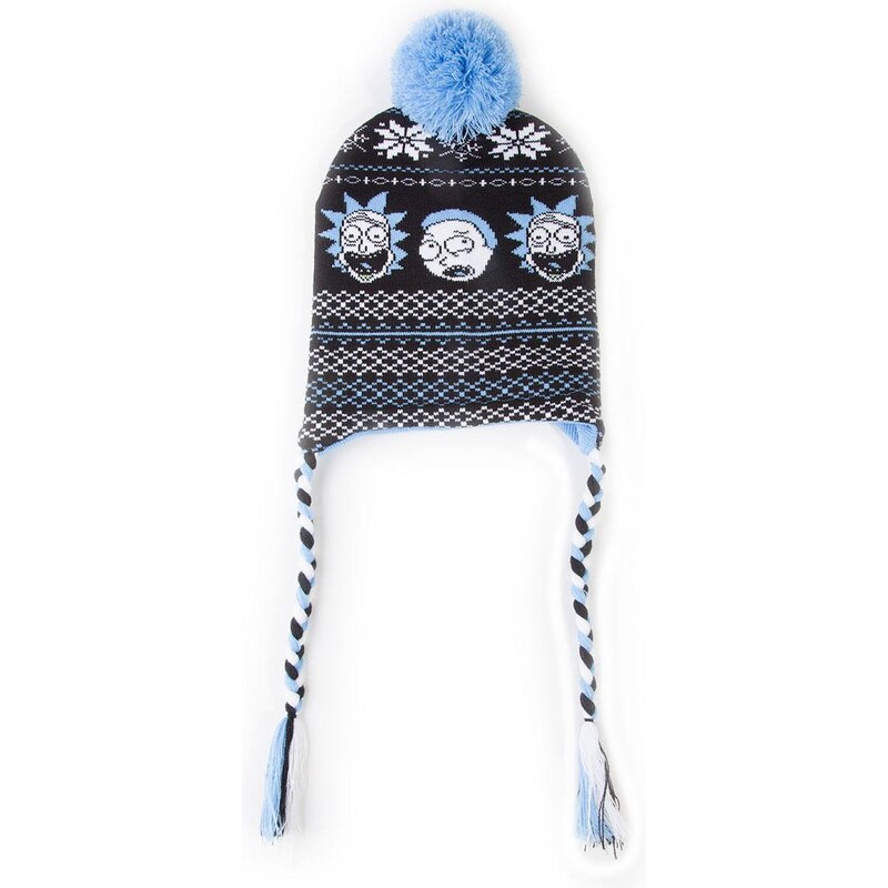 DIFUZED Rick and Morty Monotone Laplander Beanie 63756850