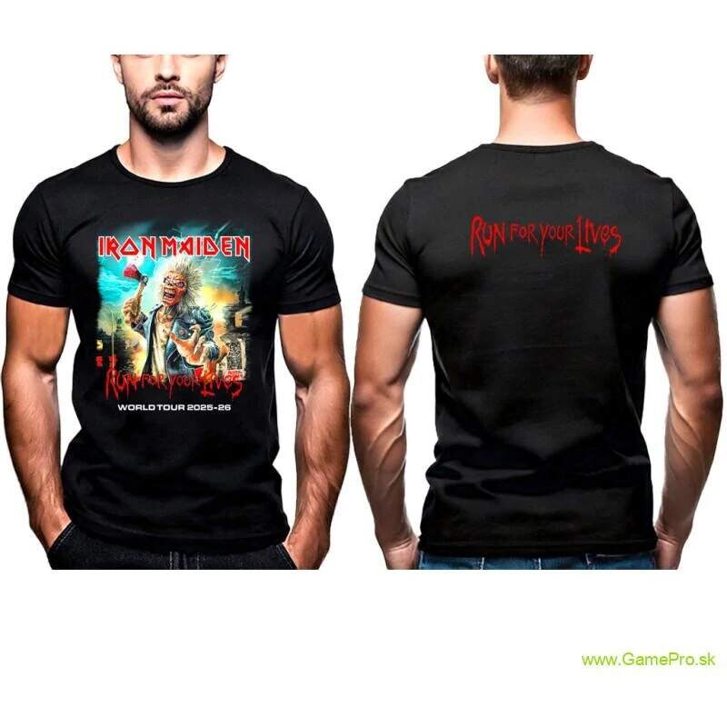 Fruit of the Loom Iron Maiden - Run For Your Lives (tričko) 63757038