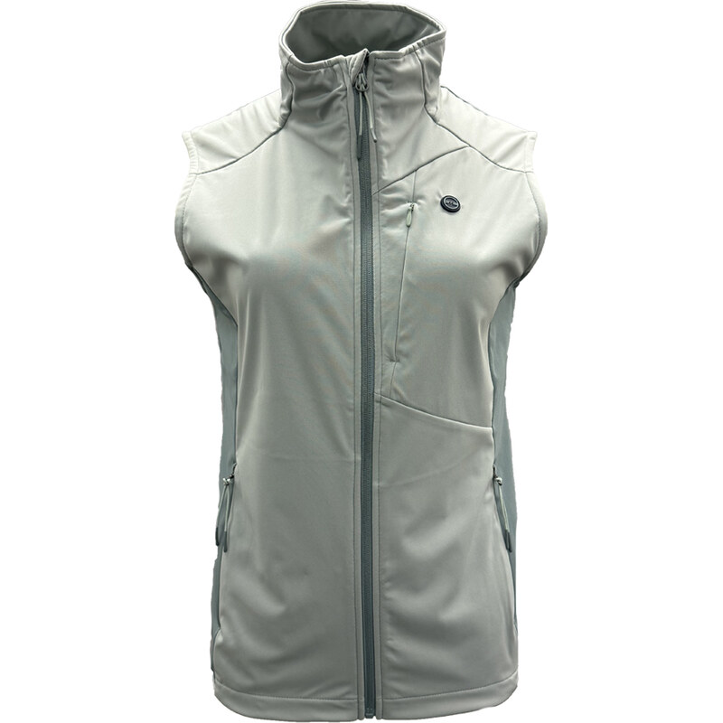 Dámska vetruodolná vesta GTS 404251 svetlo zelená 63800017