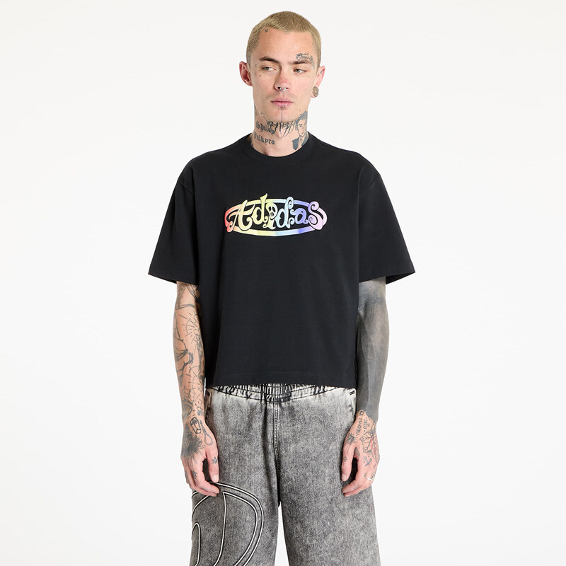 adidas Originals Tričko adidas x Jeremy Scott Pride Graphic Tee Black 63798105