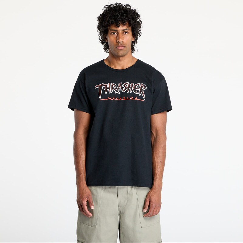 Tričko Thrasher Slash T-Shirt Black XL 63800697