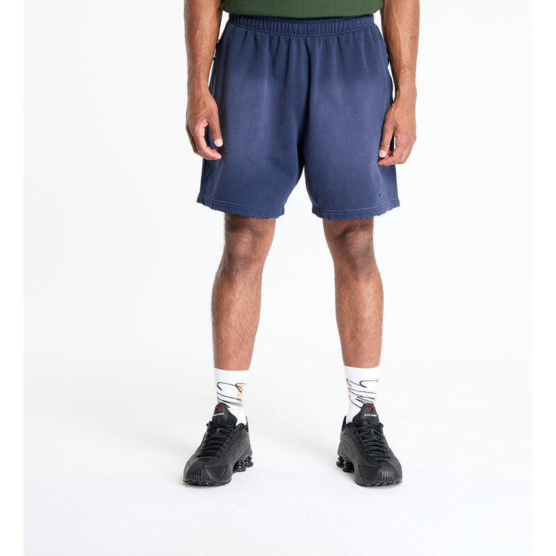 Šortky Nike Solo Swoosh Mens French Terry Shorts Obsidian/ Obsidian XS 63800712