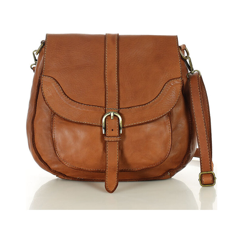 MARCO MAZZINI Camel dámská vintage retro kabelka přes rameno (v253b) 63801112