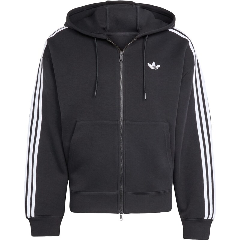 ADIDAS ORIGINALS Tepláková bunda Adicolor Spacer čierna / biela 63806350