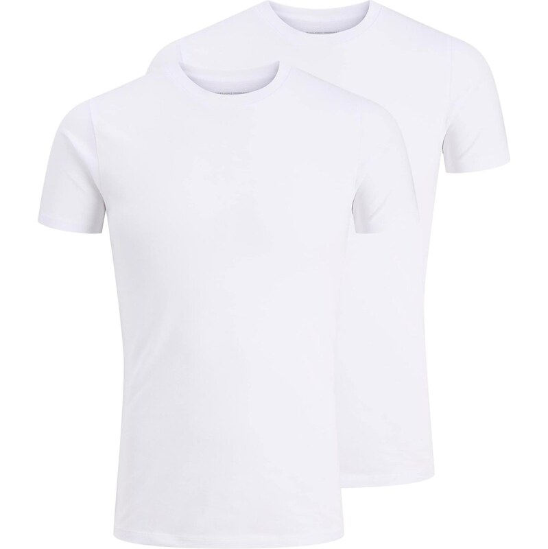 JACK & JONES Tričko JORMuscle biela 63806484