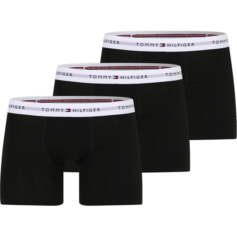 Tommy Hilfiger Underwear Boxerky Essential čierna / biela 66858316