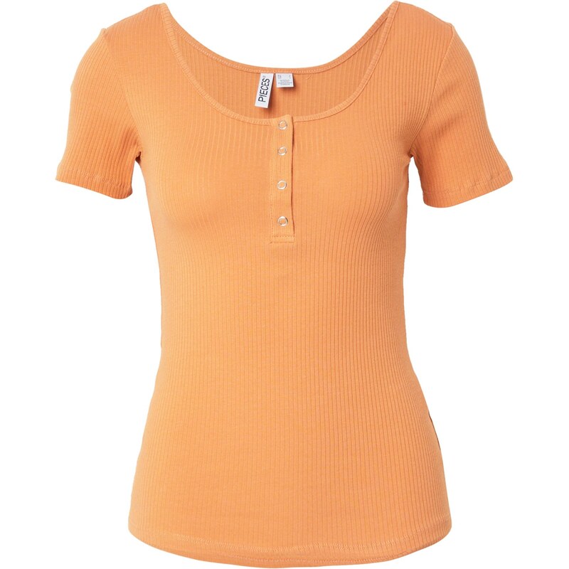 PIECES Tričko PCKITTE karamelová 63806594