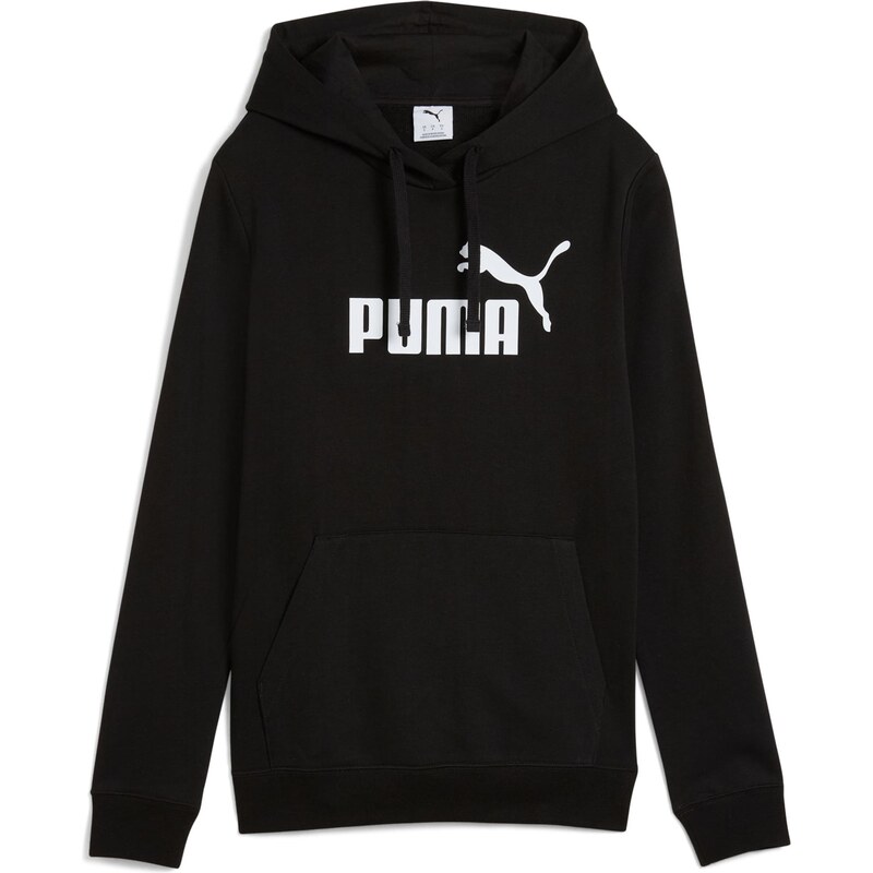 PUMA Športová mikina ESS No. 1 čierna / biela 64565641